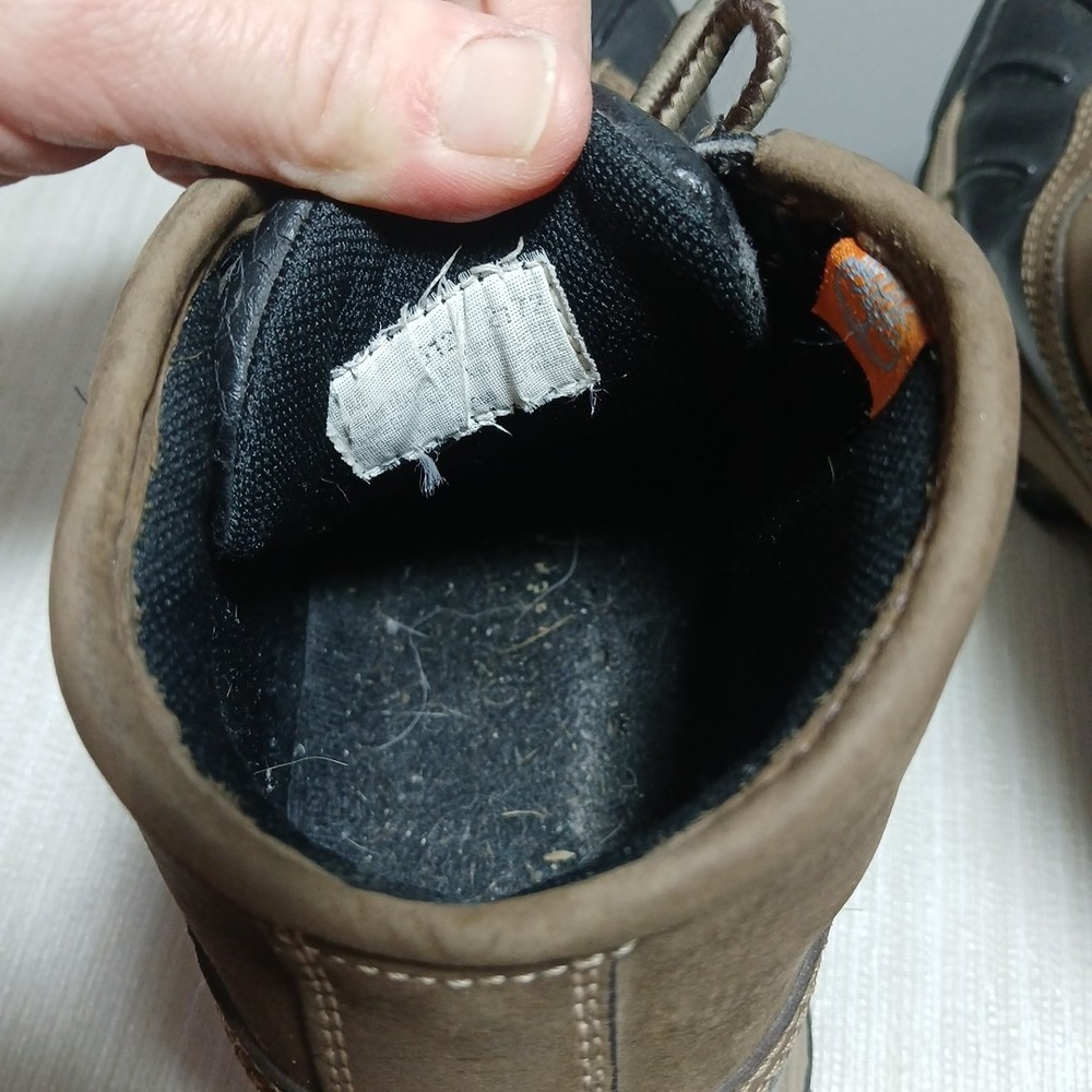 Timberland Men's Sz 7 Leather Waterproof Duck‎ Boot Used barn chore outdoor - Picture 11 of 11